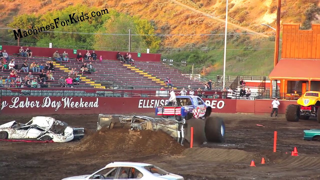 Machines for Kids | Monster Trucks Compilation | 12 Minutes of Freestyle