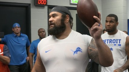 Emotional Lions locker room after Week 4 win