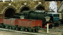 Very old Model Train Layout like Tinplate Trains