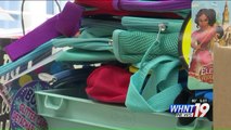 Elementary School Student Collects School Supplies for Hurricane Harvey Victims