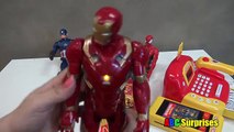 McDonalds Cash Register Toy Pretend Play Food Spiderman Ironman Captain America Marvel Happy Meal