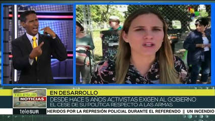 Protestan en EE.UU. contra política actual de acceso a las armas