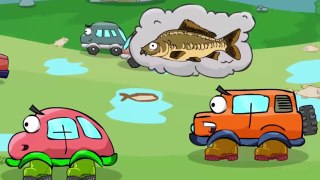 How All CAR FAMILY trying to FEED a little NAUGHTY CAR! PlayLand Cars cartoons Series 76