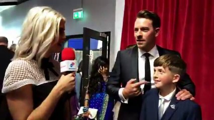 Hollyoaks // Jessica Fox, Ashley Taylor Dawson red carpet 2017