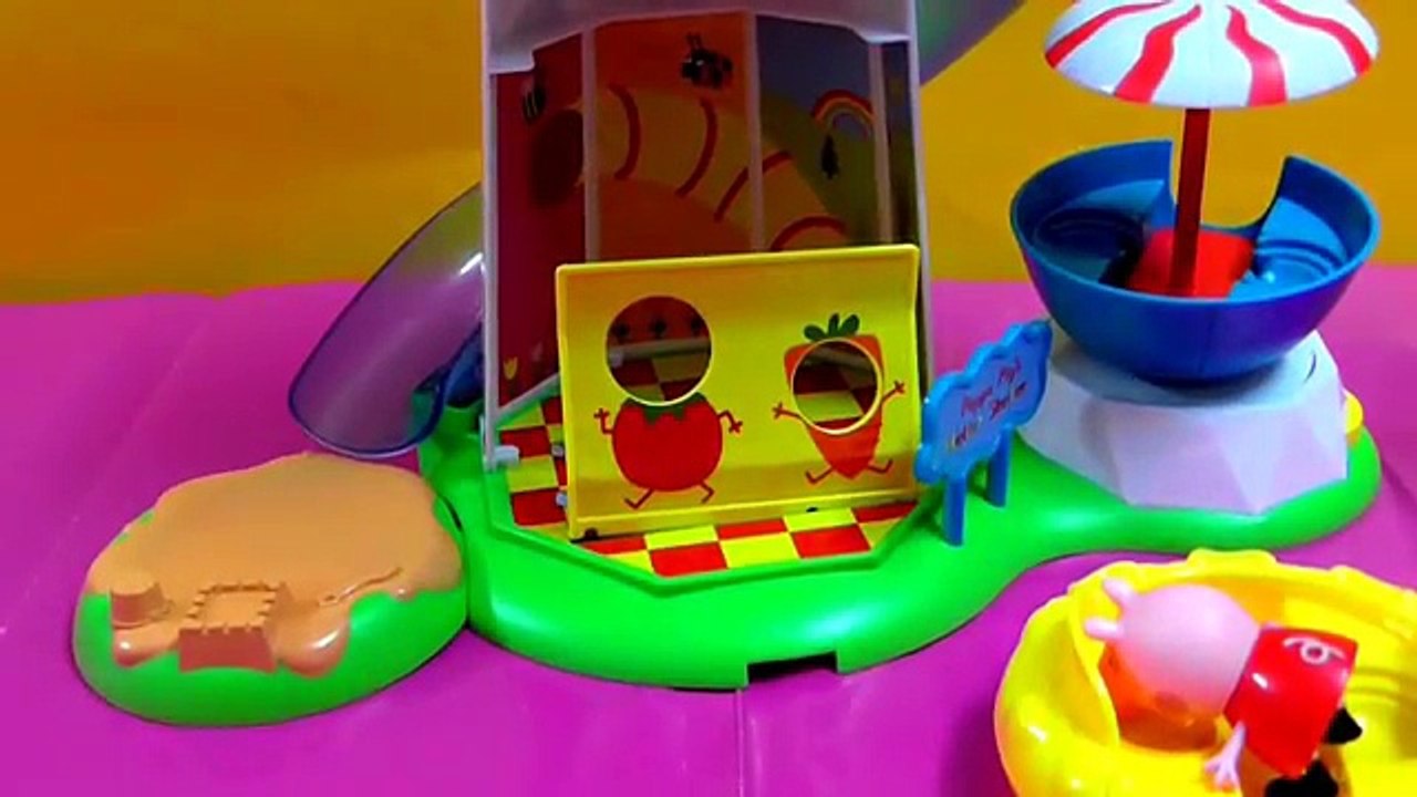 #PEPPAPIG #TOYS. Peppa Pig Theme Park Helter Skelter Playset Toy
