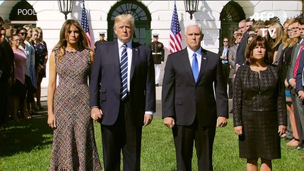 Um minuto de silêncio pelas vítimas