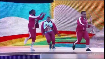 (4-25-2016) - RAW - Enzo Amore & Big Cass interrupts The New Day & confronts The Vaudevillians