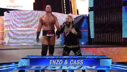 (4-28-2016) - SmackDown! -  Enzo Amore & Big Cass Vs. Bo Dallas & Curtis Axel