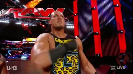 (6-6-2016) - RAW - Enzo Amore & Big Cass Vs. The Vaudevillains