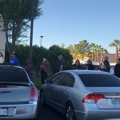 Lines form to donate blood following the deadliest shooting in modern US history