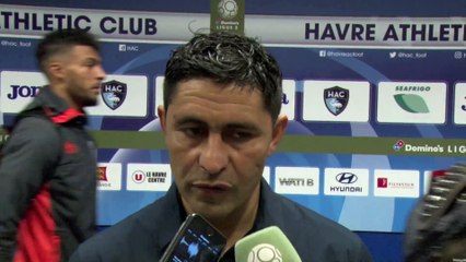 Avant HAC - Lorient (3-2), interview d'Oswald Tanchot