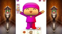 Learn Colors with Talking Pocoyo Talking Tom - Learning Colours Animation For Kids Children Babies