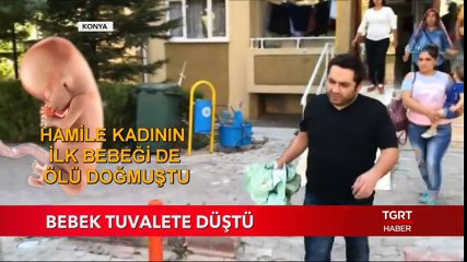 Bebek Tuvalete Düştü!