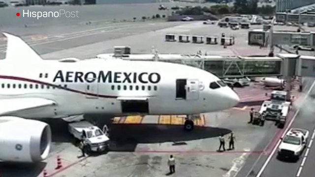 Terremoto de México sacudió un Boeing 787 que estaba estacionado