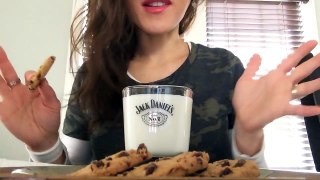 ASMR Eating Sounds: Milk and Cookies (Request)