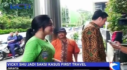 Jadi Saksi Kasus First Travel, Vicky Shu ke Bareskrim
