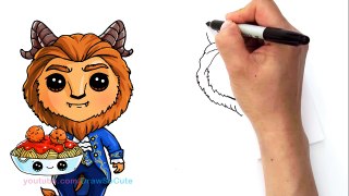 How to Draw the Beast - Beauty and the Beast