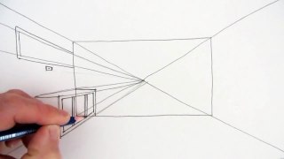 How to Draw a Room in One Point Perspective: A Birds Eye View