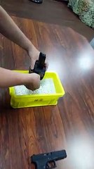 Air soft gun pistol mini