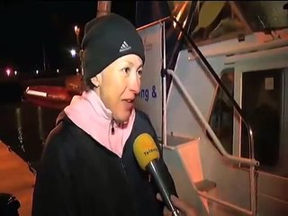 Mariel Hawley cruza Canal de la Mancha
