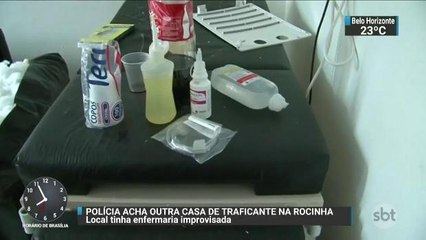 Polícia encontra outra casa de traficante na Rocinha