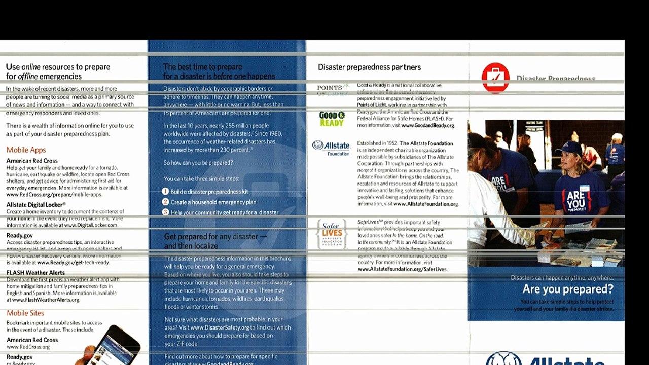 ALLSTATE FOUNDATION NATURAL DISASTER PREPAREDNESS