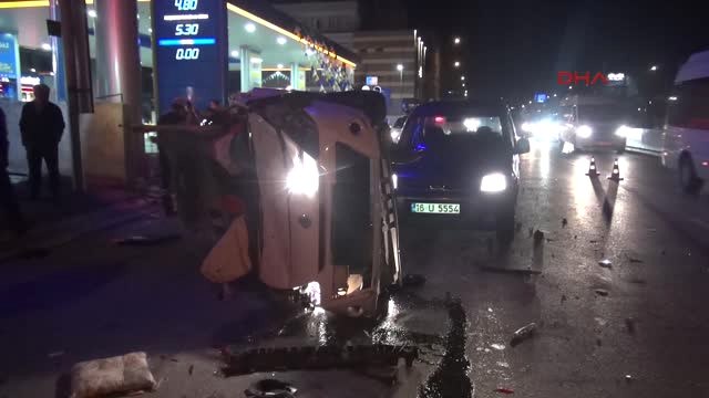 Bursa - 2 Kişinin Ağır Yaralandığı Feci Kaza Kamerada