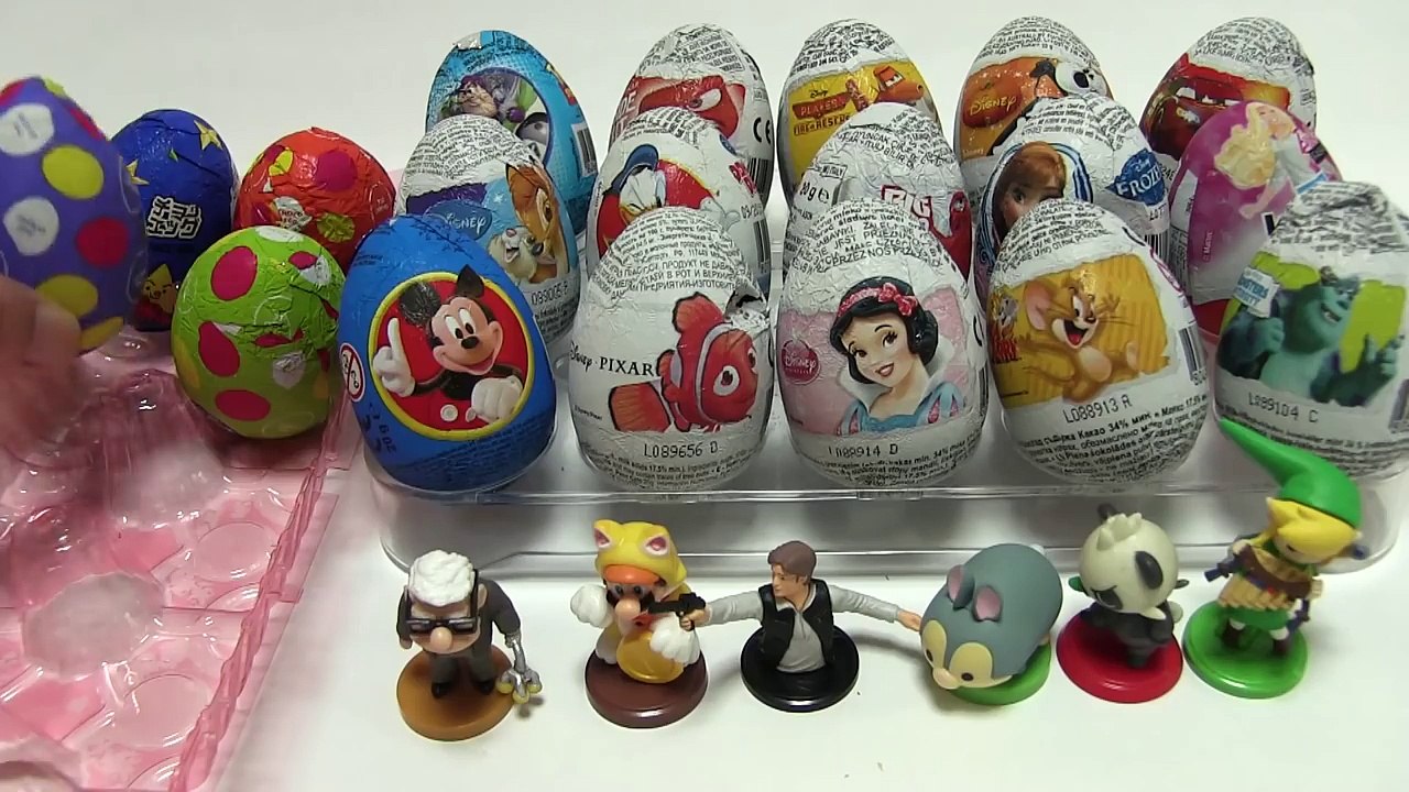 チョコエッグ×25 ディズニーピクサー スーパーマリオ シークレット ポケモン ゼルダの伝説 ベイマックス アナと雪の女王 トイストーリー カーズ フルタ おもちゃ