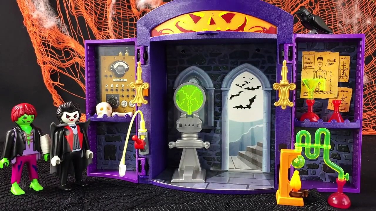 Halloween Decorations Candy Pumpkins Playmobil Dracula Frankenstein Skulls Blind Bags Zombies