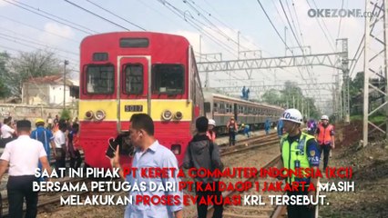 Kereta Anjlok di Manggarai, Penumpukan Penumpang Tak Terbendung