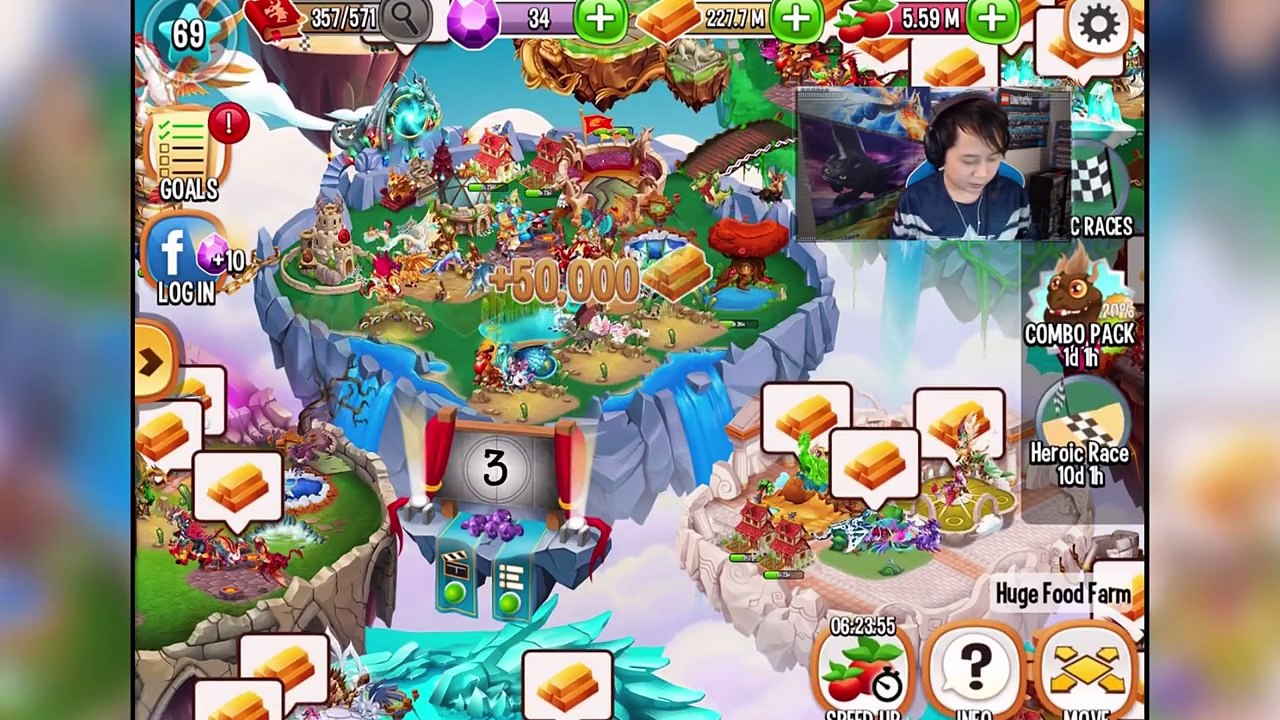 Dragon City - Heroic High Guardian Dragon Race Begins + AirBoss Dragon!