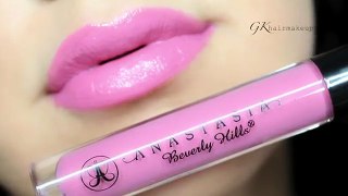Anastasia Beverly Hills Lipgloss Swatches (ALL SHADES) | gkhairmakeup