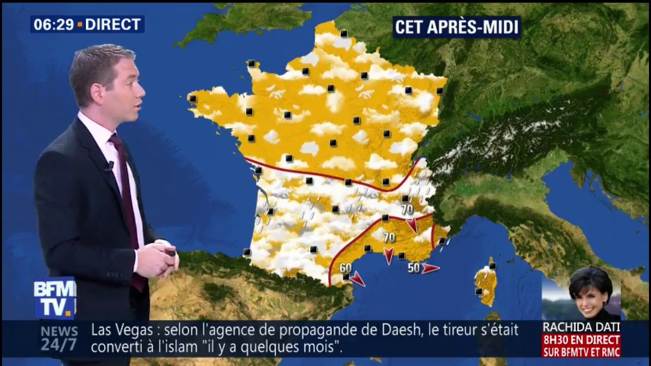 Météo: encore humide ce matin mais des éclaircies prévues cet après-midi