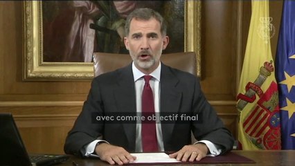 Référendum en Catalogne : pour le roi Felipe VI, le gouvernement régional fait preuve d'une "déloyauté inadmissible"