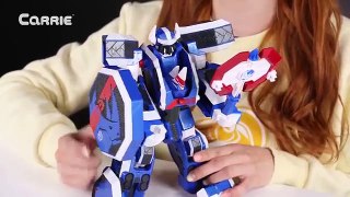 엘리의 지오메카 비스트가디언 레오칸 나스혼 카이만 장난감 변신 로봇 놀이 CarrieAndToys
