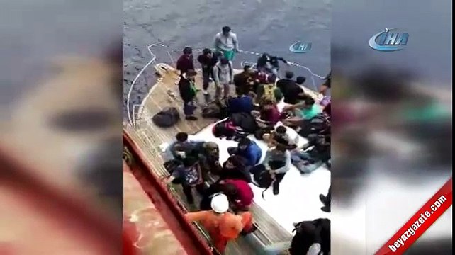 Türk gemisi Akdeniz'de 75 göçmeni kurtardı