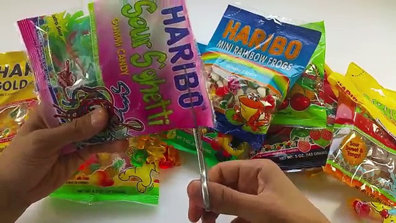 Singing The ABC SONG with A lot of Candy by HARIBO Good for Children and Grown ups