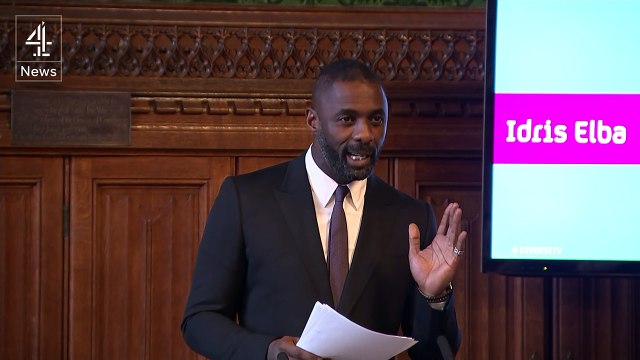 Actor Idris Elba delivers powerful speech on diversity in TV