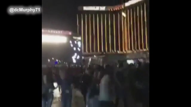 Graphic content: Chaos as gunfire rakes Las Vegas concert