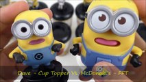 2017 DESPICABLE ME 3 McDONALD'S MINIONS HAPPY MEAL TOYS VS MOVIE THEATER CUP TOPPERS FULL SET 12 KID-fenC0pWl03U