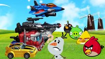 Wrong Head Angry Birds Transforms Into Transformers Finger Family Song Nursery Rhymes-pu-KiFn_Hw8