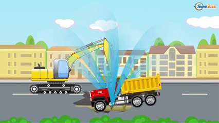 Мультфильмы про Машинки Трактор Павлик Красный Бульдозер Развивающие мультики для детей