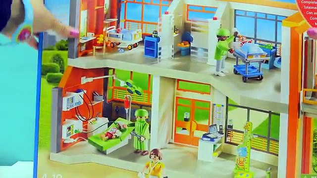 Broken Leg + Baby Gets A Shot From Doctor At Childrens Medical Hospital Playmobil Video
