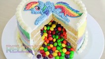 Como hacer una Torta Piñata con Rainbow Dash de Mi Pequeño Pony ✩ Tan Dulce