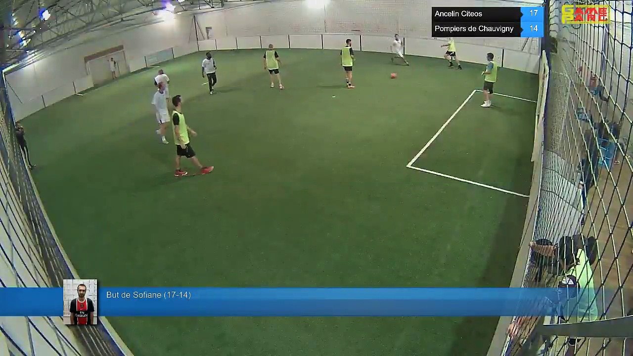 But de Sofiane (17-14) - Ancelin Citeos Vs Pompiers de Chauvigny  - 02/10/17 20:00 - LIGUE 2