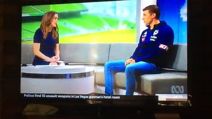 Canlı yayında panik atak geçirdi!