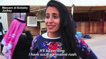 Qatari female jockey gallops into male-dominated world