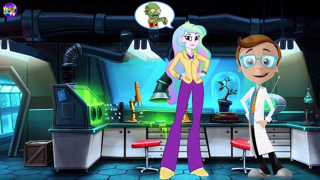 My Little Pony Equestria Girls Zombie Apocalypse Cartoon Canterlot High School