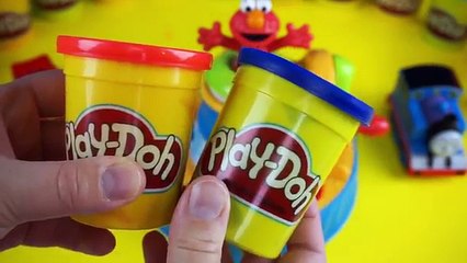 Sesame Street PLAY DOH Elmo Color Mixer Set Learn Colors Thomas Friends Fun Activity for Kids Cars