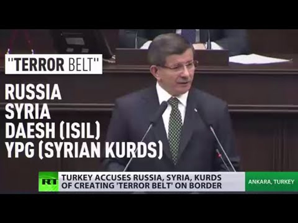 ‘Terror belt’: Turkish PM accuses Russia, Syria, Kurds of illegal actions on its borders